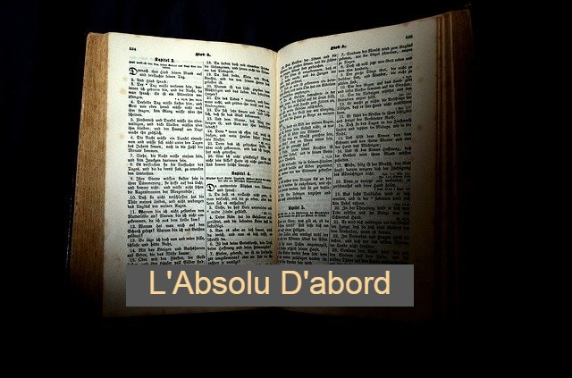 Avant Qu'une Vie Ou Quoi Que Ce Soi Soit Valable, La Parole De Dieu Doit Compter D'abord