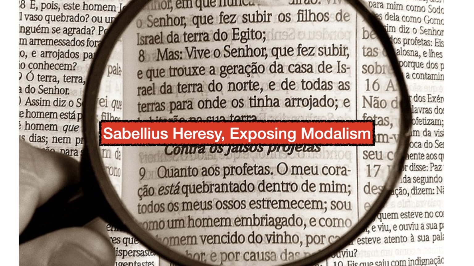 sabellius heresy modalism